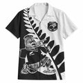 Custom Aotearoa Rugby League Hawaiian Shirt Kiwi Haka and Fern - Sporty Style