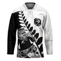 Custom Aotearoa Rugby League Hockey Jersey Kiwi Haka and Fern - Sporty Style