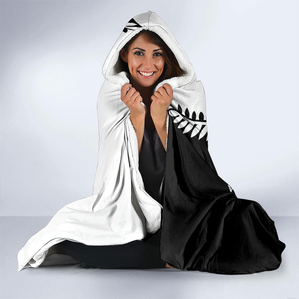 Aotearoa Rugby League Hooded Blanket Kiwi Haka and Fern - Sporty Style