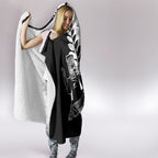 Aotearoa Rugby League Hooded Blanket Kiwi Haka and Fern - Sporty Style