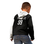 Custom Aotearoa Rugby League Kid Hoodie Kiwi Haka and Fern - Sporty Style