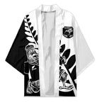 Custom Aotearoa Rugby League Kimono Kiwi Haka and Fern - Sporty Style