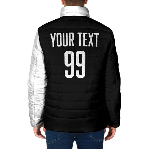 Custom Aotearoa Rugby League Padded Jacket Kiwi Haka and Fern - Sporty Style