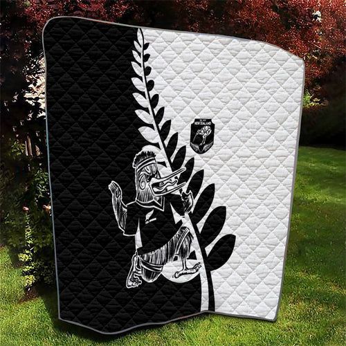 Aotearoa Rugby League Quilt Kiwi Haka and Fern - Sporty Style