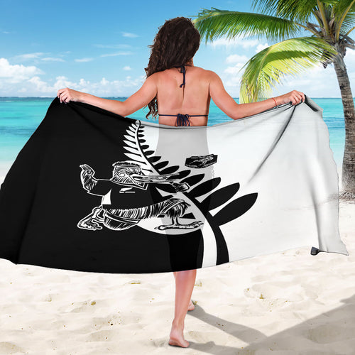 Aotearoa Rugby League Sarong Kiwi Haka and Fern - Sporty Style