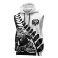 Custom Aotearoa Rugby League Sleeveless Hoodie Kiwi Haka and Fern - Sporty Style