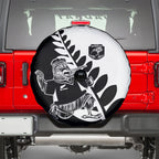 Aotearoa Rugby League Spare Tire Cover Kiwi Haka and Fern - Sporty Style