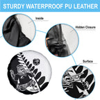 Aotearoa Rugby League Spare Tire Cover Kiwi Haka and Fern - Sporty Style