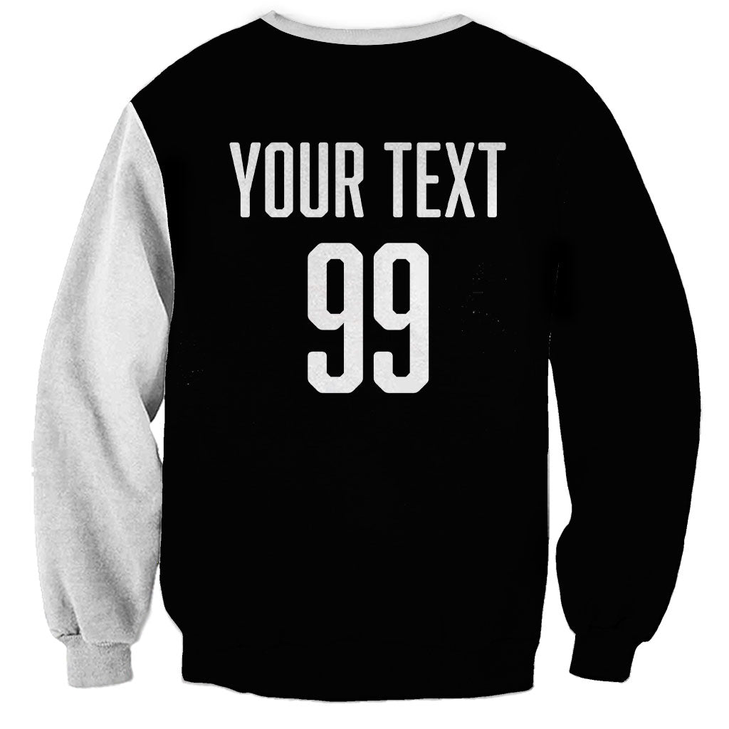 Custom Aotearoa Rugby League Sweatshirt Kiwi Haka and Fern - Sporty Style