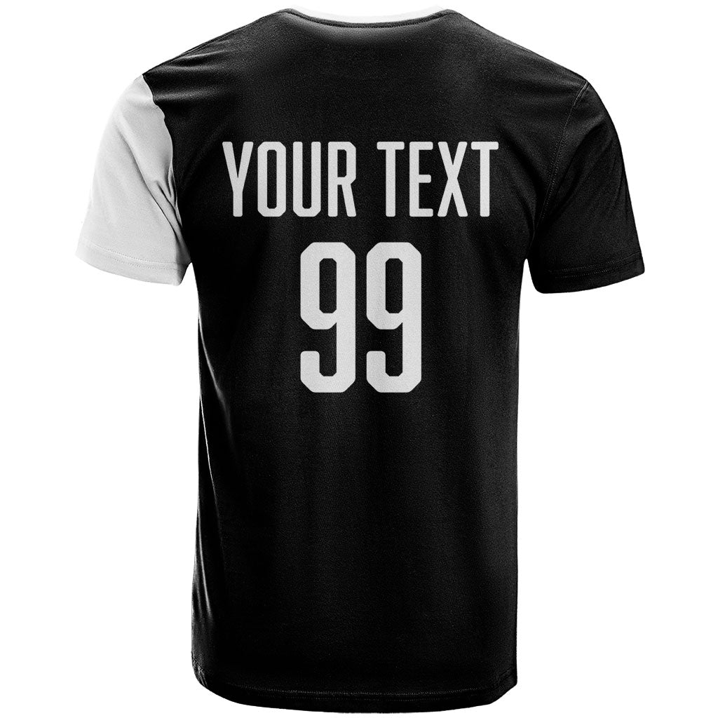 Custom Aotearoa Rugby League T Shirt Kiwi Haka and Fern - Sporty Style