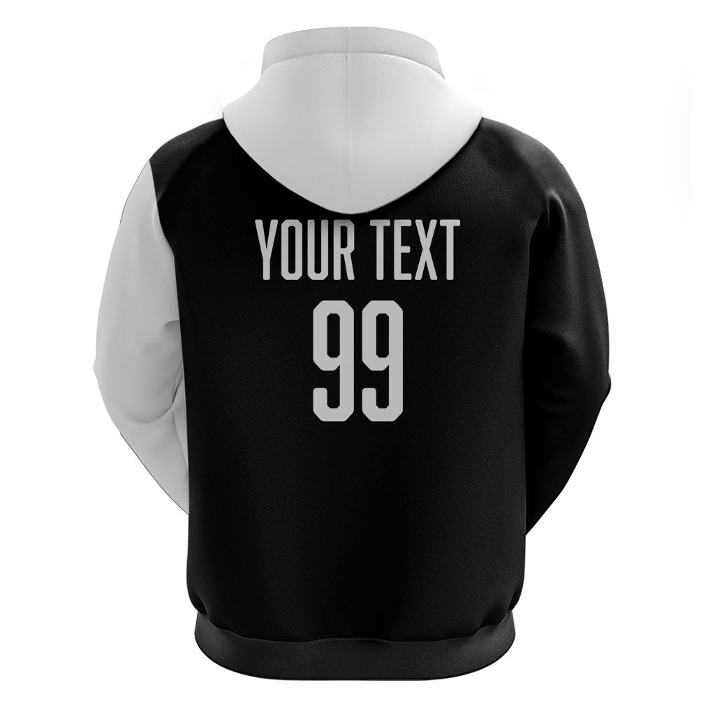 Custom Aotearoa Rugby League Zip Hoodie Kiwi Haka and Fern - Sporty Style