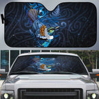 Aotearoa Matariki Auto Sun Shade Maori Tribal with Silver Fern and Tui Bird Galaxy Style - Aussie Hoodie