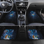 Aotearoa Matariki Car Mats Maori Tribal with Silver Fern and Tui Bird Galaxy Style - Aussie Hoodie