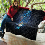 Aotearoa Matariki Quilt Maori Tribal with Silver Fern and Tui Bird Galaxy Style - Aussie Hoodie