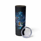 Aotearoa Matariki Skinny Tumbler Maori Tribal with Silver Fern and Tui Bird Galaxy Style - Aussie Hoodie