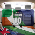 Custom Ireland and Australia Back Car Seat Cover Shamrocks and Aboriginal Art