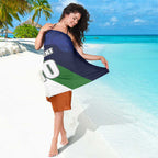 Custom Ireland and Australia Sarong Shamrocks and Aboriginal Art