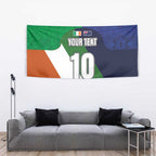Custom Ireland and Australia Tapestry Shamrocks and Aboriginal Art