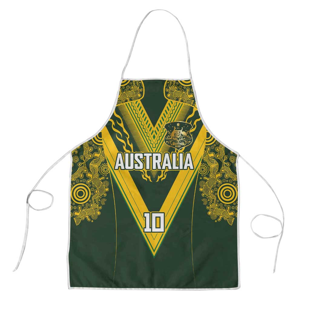 Australia Rugby Custom Apron Aboriginal Art Sporty Style - Aussie Hoodie