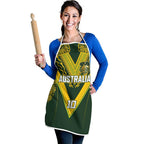 Australia Rugby Custom Apron Aboriginal Art Sporty Style - Aussie Hoodie
