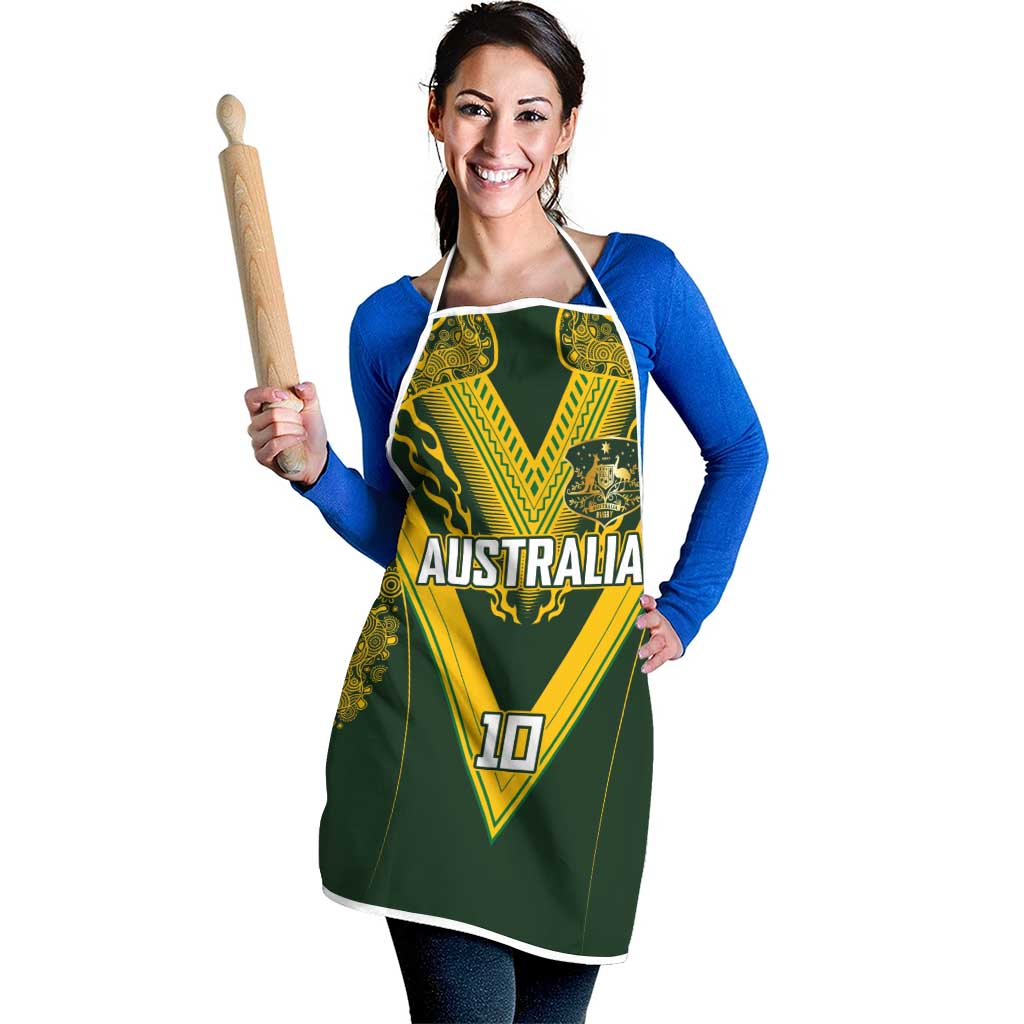 Australia Rugby Custom Apron Aboriginal Art Sporty Style - Aussie Hoodie
