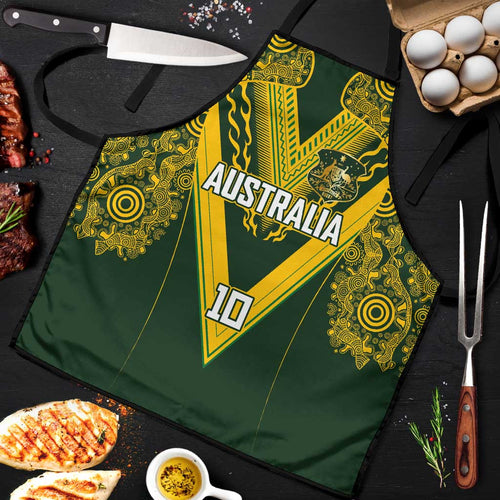 Australia Rugby Custom Apron Aboriginal Art Sporty Style - Aussie Hoodie