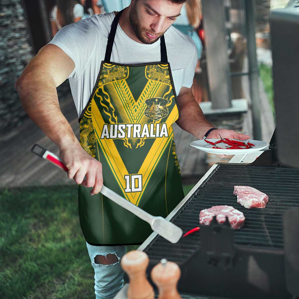 Australia Rugby Custom Apron Aboriginal Art Sporty Style - Aussie Hoodie