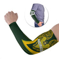Australia Rugby Custom Arm Sleeves Aboriginal Art Sporty Style - Aussie Hoodie