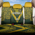 Australia Rugby Custom Back Car Seat Cover Aboriginal Art Sporty Style - Aussie Hoodie