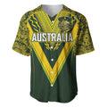 Australia Rugby Custom Baseball Jersey Aboriginal Art Sporty Style - Aussie Hoodie