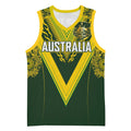 Australia Rugby Custom Basketball Jersey Aboriginal Art Sporty Style - Aussie Hoodie