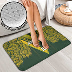 Australia Rugby Custom Bathroom Set Aboriginal Art Sporty Style - Aussie Hoodie