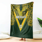 Australia Rugby Custom Blanket Aboriginal Art Sporty Style - Aussie Hoodie