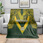 Australia Rugby Custom Blanket Aboriginal Art Sporty Style - Aussie Hoodie