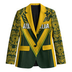 Australia Rugby Custom Blazer Aboriginal Art Sporty Style - Aussie Hoodie