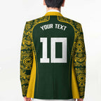 Australia Rugby Custom Blazer Aboriginal Art Sporty Style - Aussie Hoodie