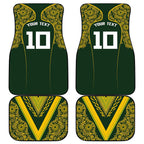 Australia Rugby Custom Car Mats Aboriginal Art Sporty Style - Aussie Hoodie
