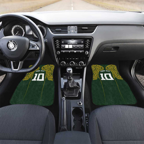 Australia Rugby Custom Car Mats Aboriginal Art Sporty Style - Aussie Hoodie