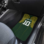 Australia Rugby Custom Car Mats Aboriginal Art Sporty Style - Aussie Hoodie