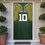 Australia Rugby Custom Door Cover Aboriginal Art Sporty Style - Aussie Hoodie