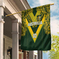 Australia Rugby Custom Garden Flag Aboriginal Art Sporty Style - Aussie Hoodie