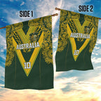 Australia Rugby Custom Garden Flag Aboriginal Art Sporty Style - Aussie Hoodie