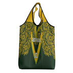 Australia Rugby Custom Grocery Bag Aboriginal Art Sporty Style - Aussie Hoodie