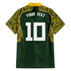 Australia Rugby Custom Hawaiian Shirt Aboriginal Art Sporty Style - Aussie Hoodie
