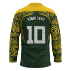 Australia Rugby Custom Hockey Jersey Aboriginal Art Sporty Style - Aussie Hoodie