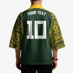 Australia Rugby Custom Kimono Aboriginal Art Sporty Style - Aussie Hoodie