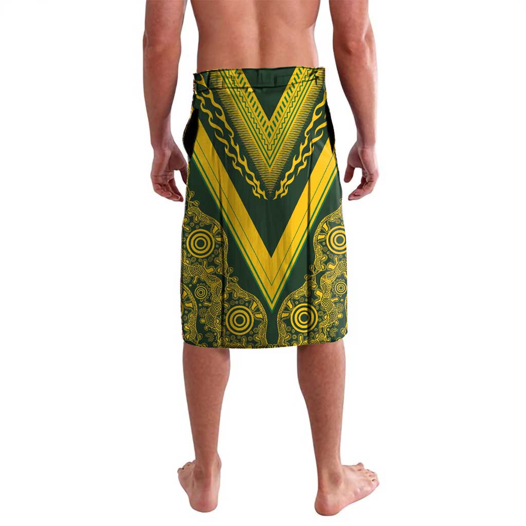 Australia Rugby Custom Lavalava Aboriginal Art Sporty Style - Aussie Hoodie