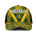 Australia Rugby Mesh Trucker Cap Aboriginal Art Sporty Style - Aussie Hoodie