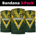 Australia Rugby Custom Neck Gaiter Aboriginal Art Sporty Style - Aussie Hoodie