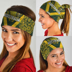 Australia Rugby Custom Neck Gaiter Aboriginal Art Sporty Style - Aussie Hoodie